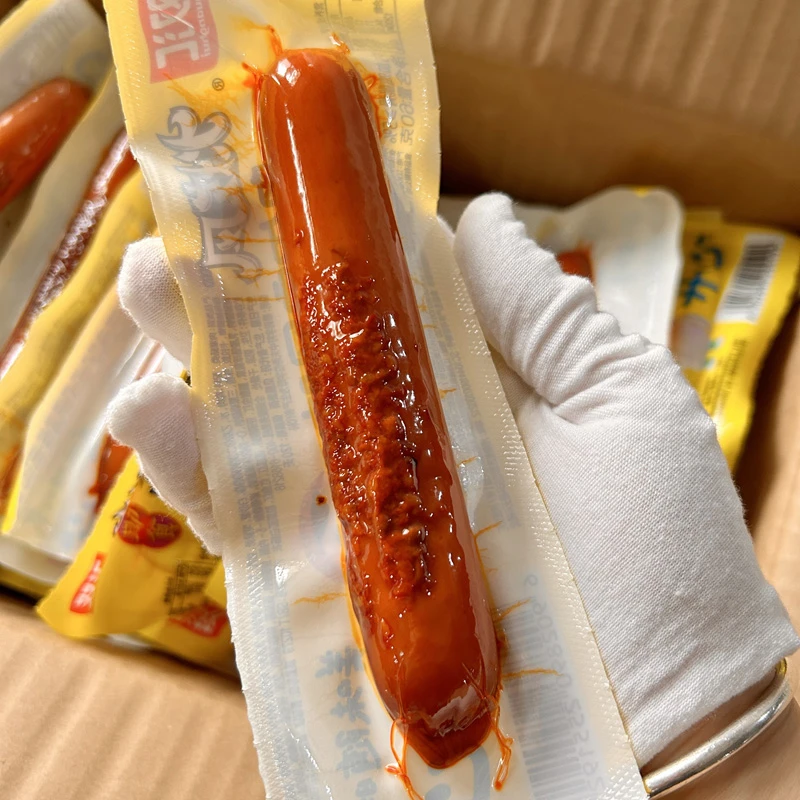 双汇即食火炫风奥尔良风味烤香肠60g*20支脆骨火腿肠零食小吃休闲