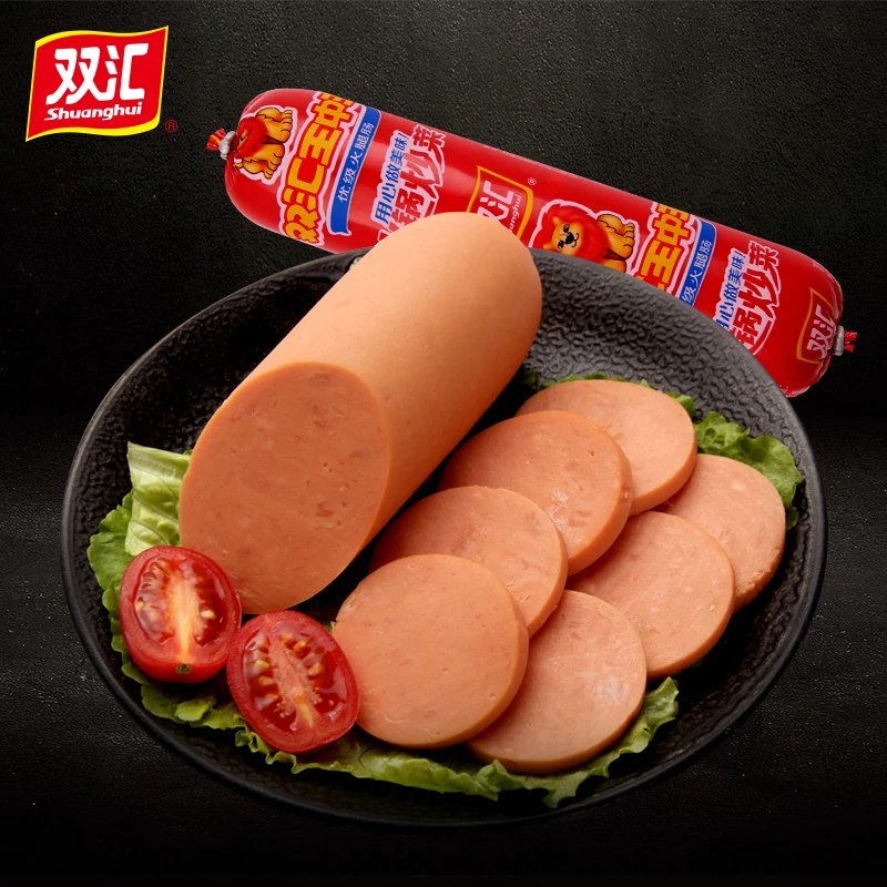 双汇王中王火腿肠310g/支即食肉类肠 火锅炒菜饭大根香肠整箱批发