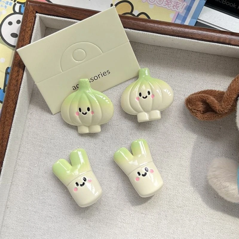 创意搞怪葱蒜发夹ins少女心可爱刘海夹卡通头饰日韩百搭发卡女