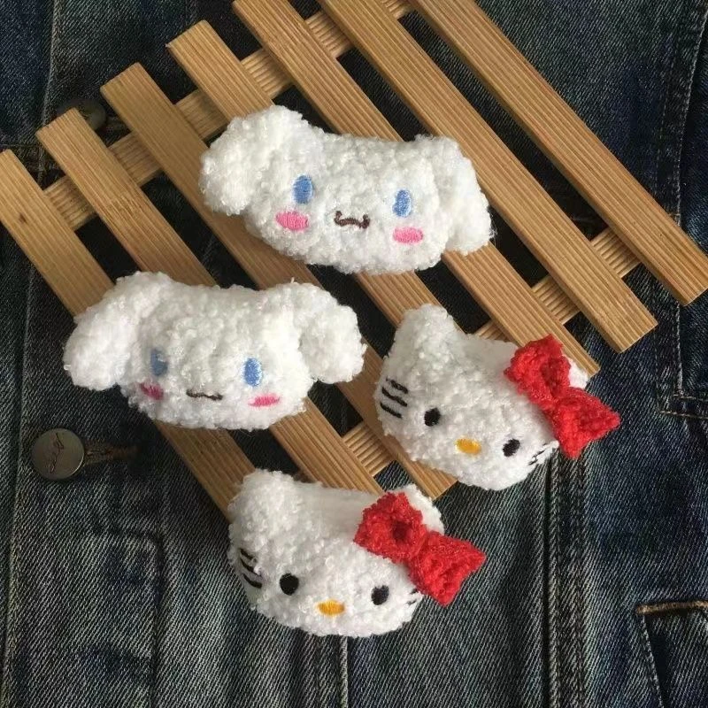 麦乐迪库洛米hellokitty三丽鸥毛绒胸针学生少女心装饰小礼物ins