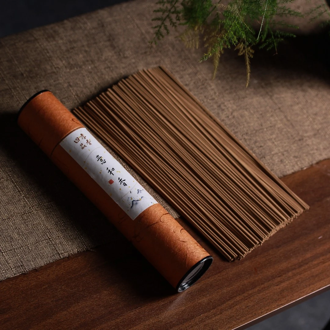 四季意和香100g线香经典工艺室内固体车载家用膏篆炉沉檀薰品香片