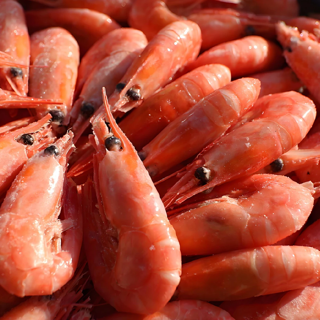 z【1kg】甜虾解冻即食深海甜虾腹籽冰虾
