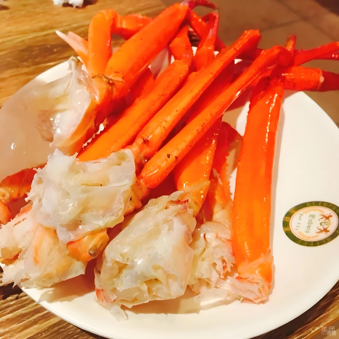 X雪蟹腿真美味蟹腿蟹肉熟冻锁鲜深海红雪蟹