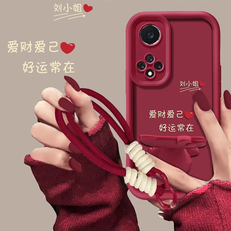 适用于华为NOVA9手机壳发财被爱天眼阶梯百家姓防摔手机壳