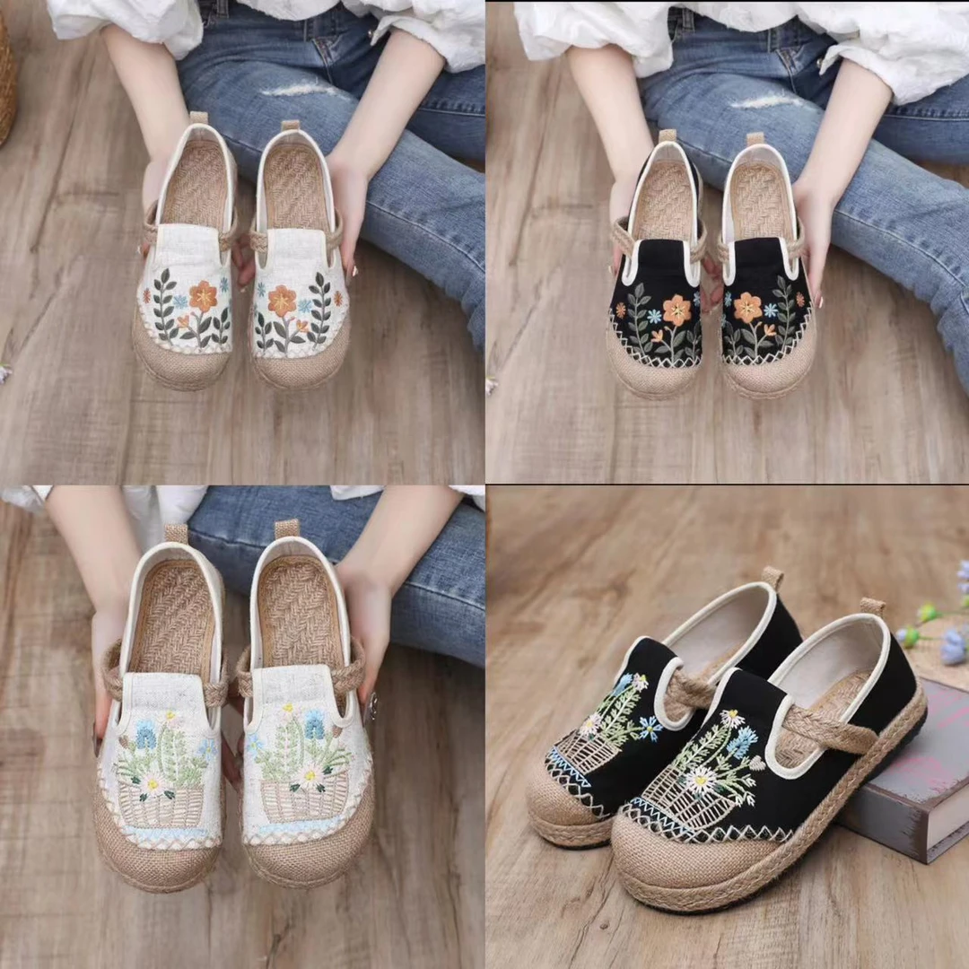 GP断码链接 休闲百搭透气软底老北京布鞋