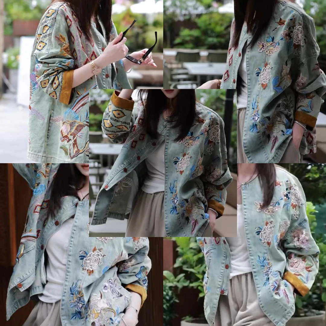 【彩裳集合链接】新中式国风秋冬新款高级感提花重工刺绣马甲外套