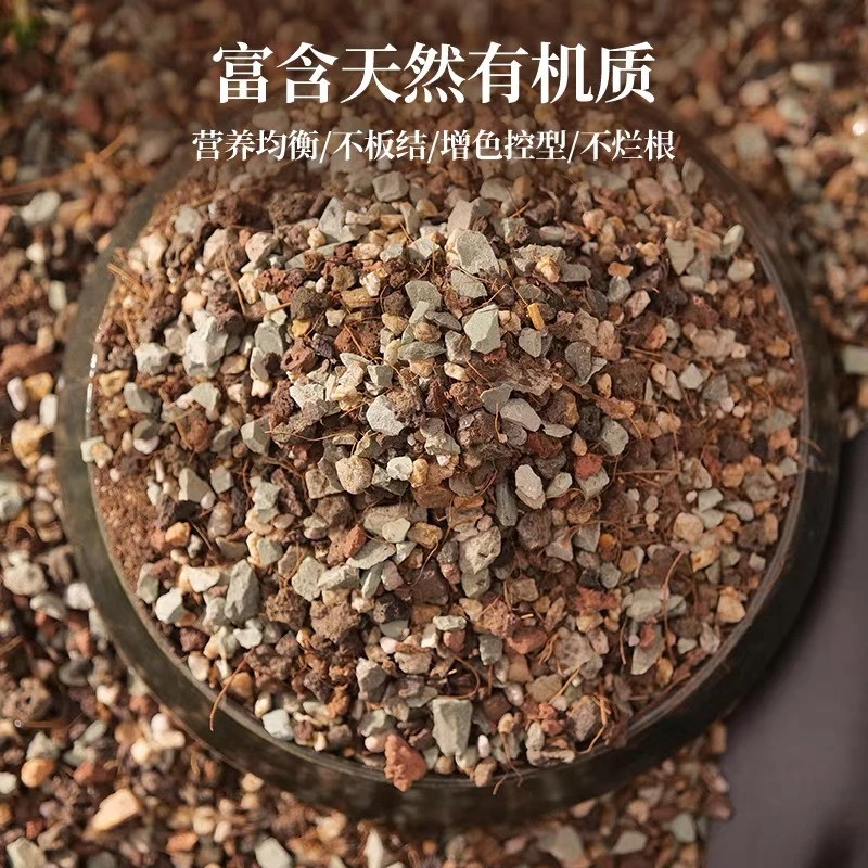 【传奇专享】买5斤送7斤70%多肉颗粒土种植进口泥炭土叶插铺面石