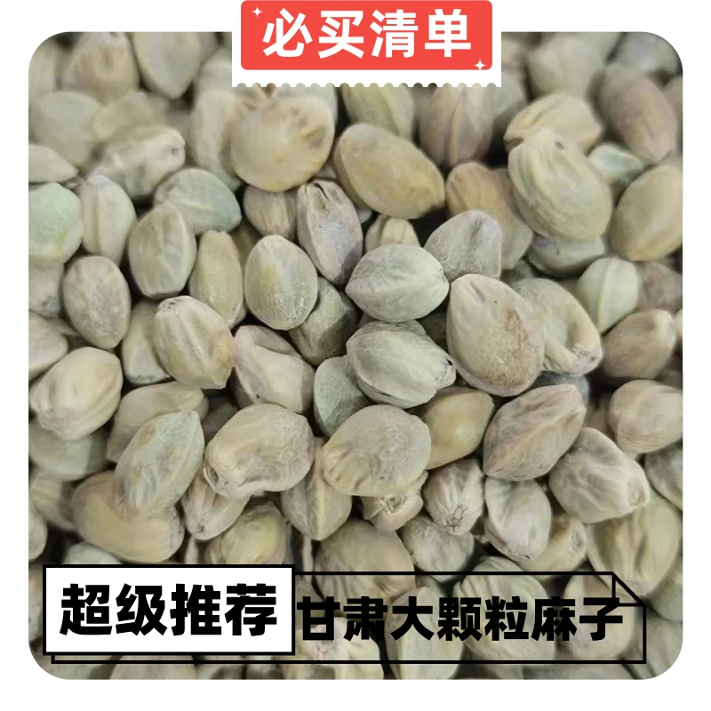 天水秦安麻子甘肃特产麻籽精选美味带壳麻子批发包邮