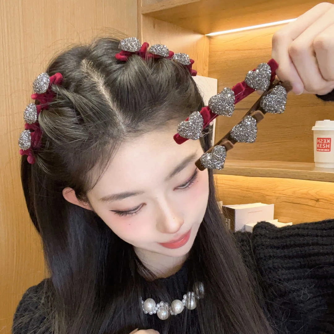 轻奢高级感发夹女秋冬刘海侧边夹编发卡抓夹前额头发鲨鱼夹子头饰