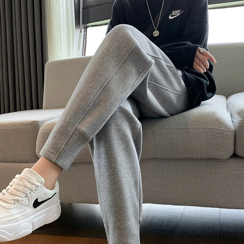 孕妇裤子春秋季新款外穿运动裤时尚宽松显瘦大码束脚哈伦卫裤秋装