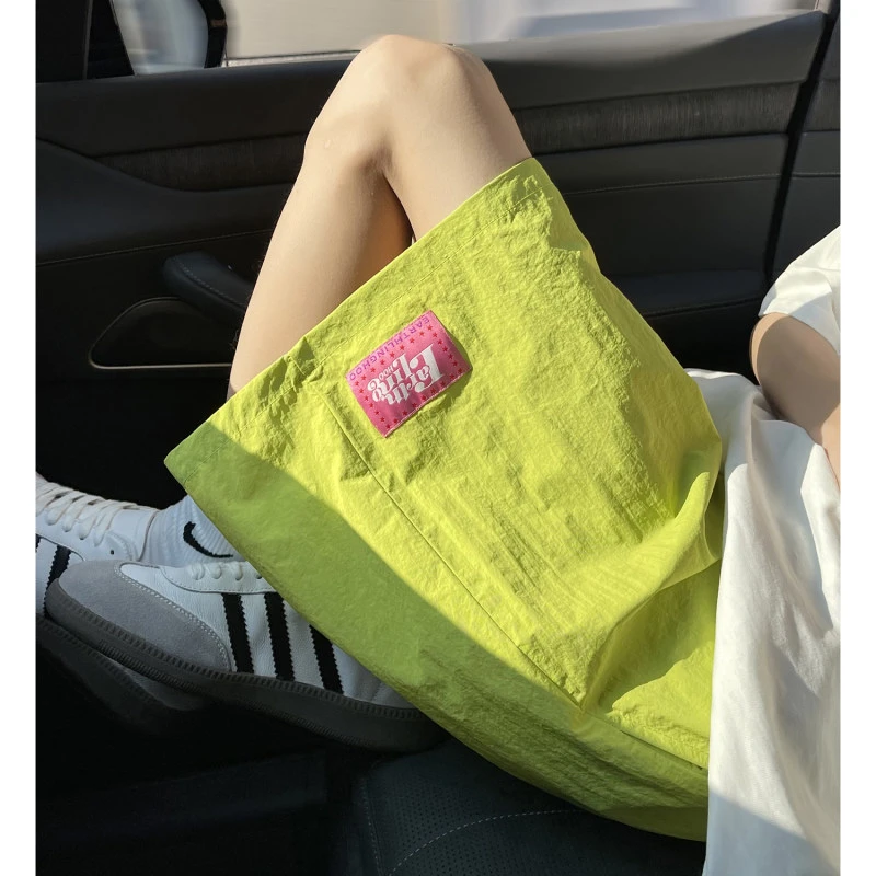 美式原创薄荷曼波速干运动沙滩短裤男女夏季情侣多巴胺休闲五分裤