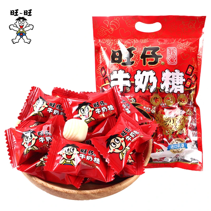 WANT-WANT/旺旺 旺仔牛奶糖318g原味软糖结婚喜糖婚庆糖果