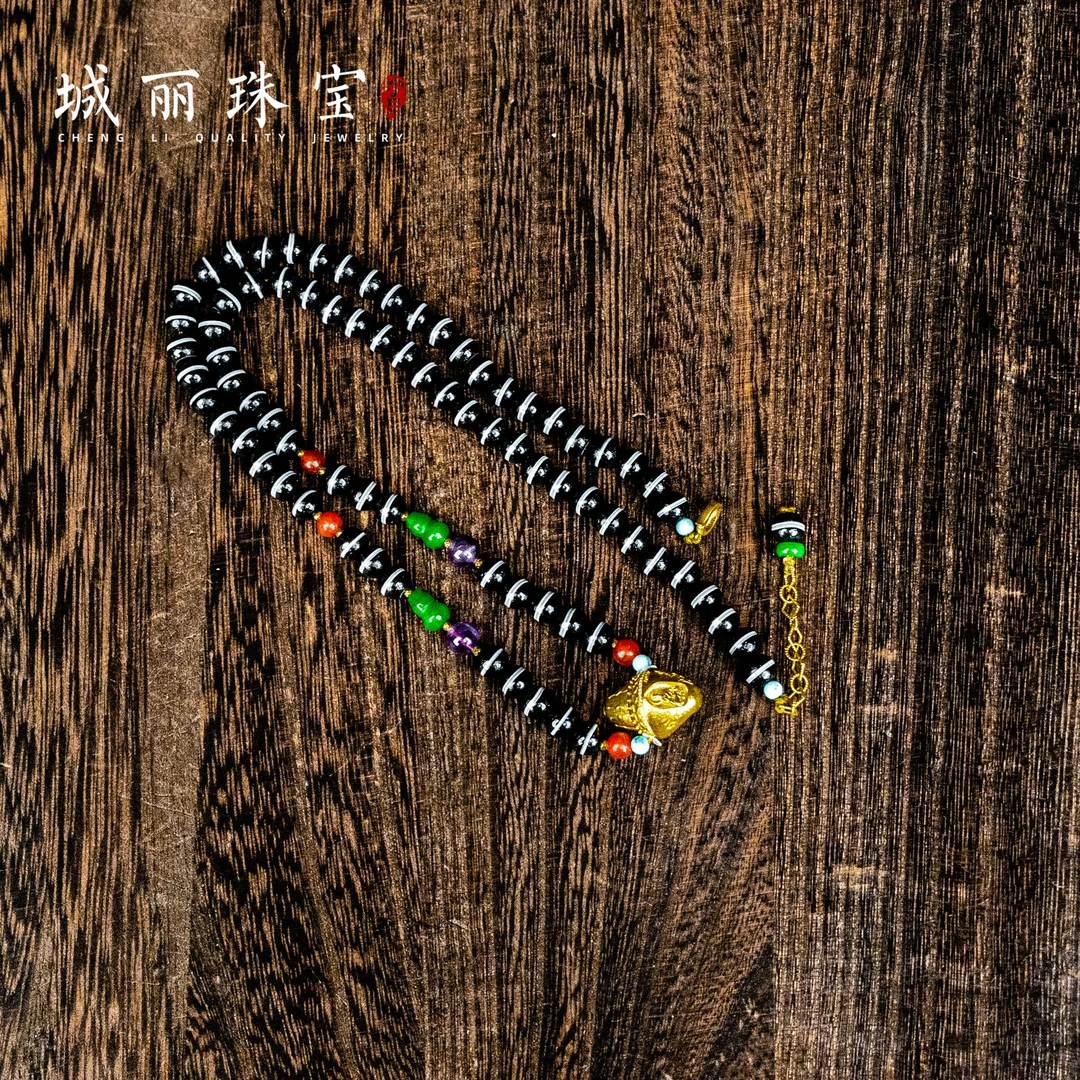 【城丽珠宝】九紫要师塔金尊擦擦项链/条（多样性发货）ZJH-1697