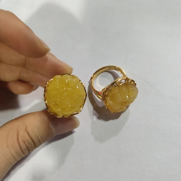 非金属皮质戒指 花戒指（多样性发一）/个ZJH-91