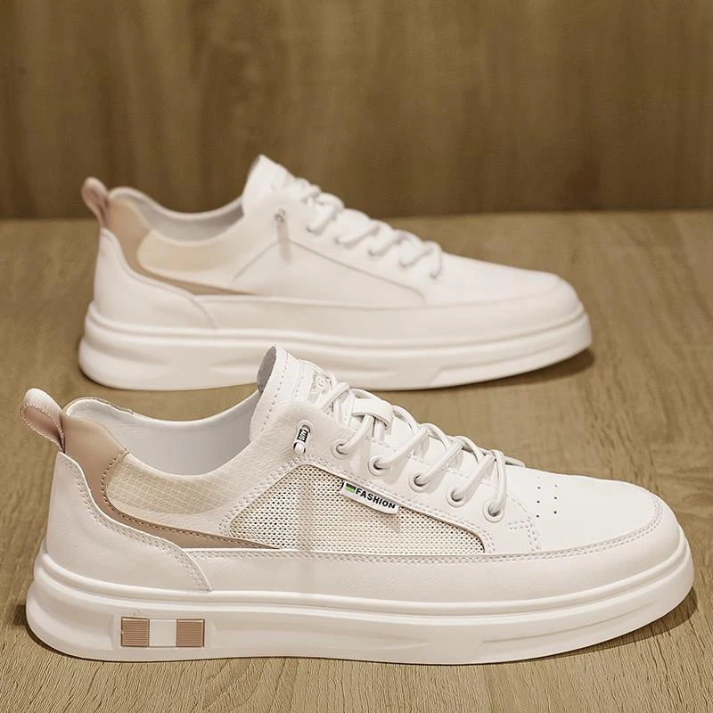 男鞋夏季2024新款百搭透气轻便运动平板鞋青少年潮流防臭休闲鞋男