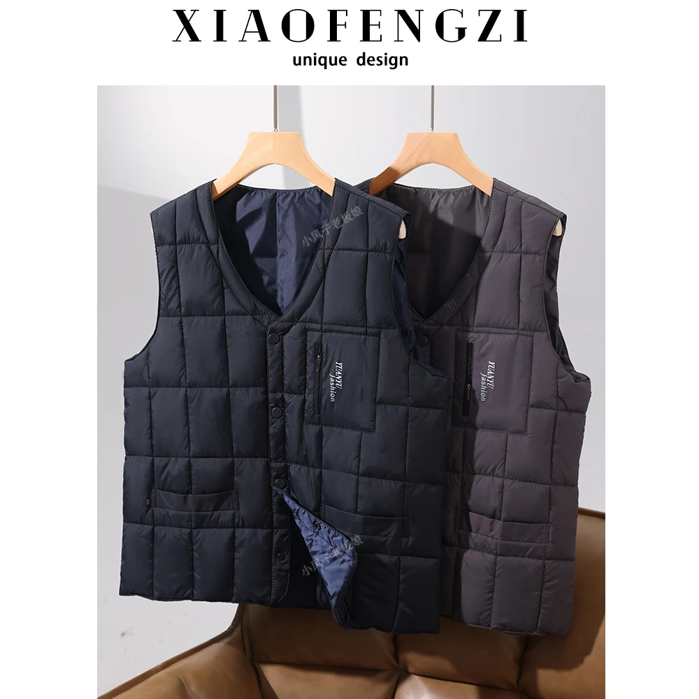 门店599！撤柜补贴款！防风保暖！白鸭绒男女同款羽绒马甲-X