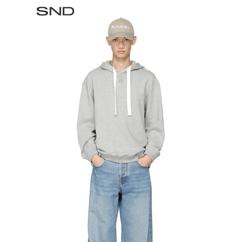 【MARINE SERRE 设计师品牌】SND SS24 经典连帽套头长袖卫衣