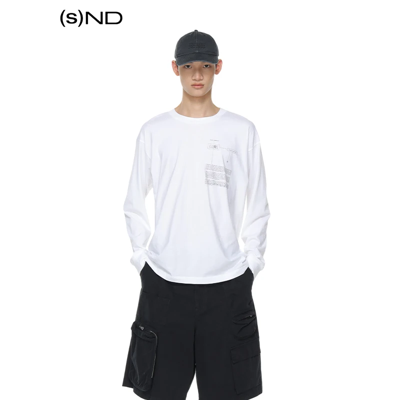 【MM6设计师品牌】SND PF24 简约圆领T恤 运动休闲