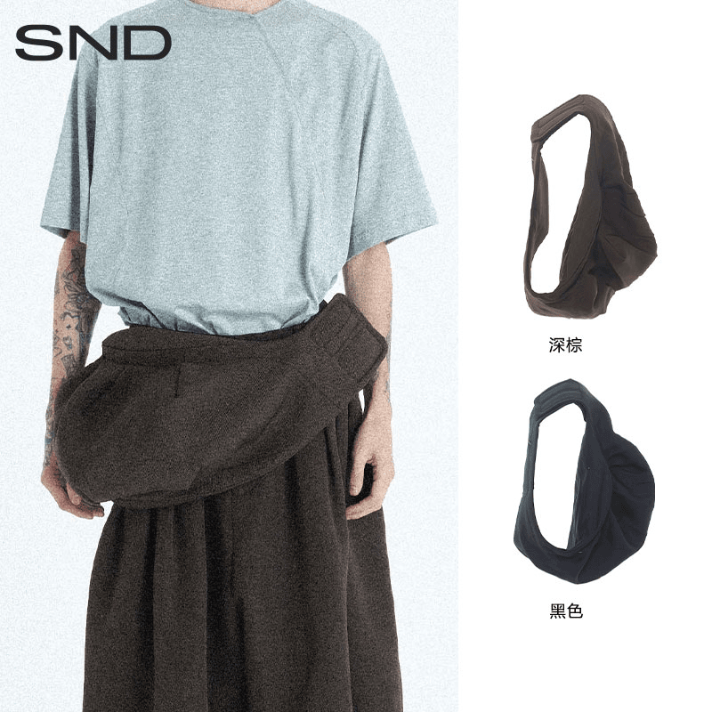 【ATTEMPT 设计师品牌】SND SS24 立体包袱背包