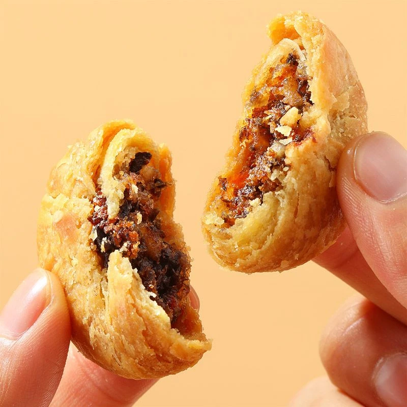 黄山小烧饼新鲜现烤现发梅干菜扣肉酥饼安徽特产网红零食糕点小吃