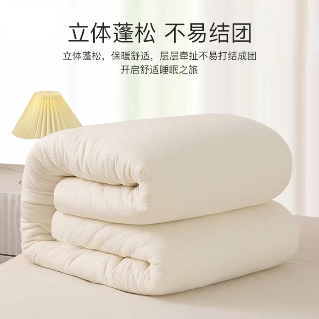 新疆长绒棉花被手工加厚家用棉被冬被