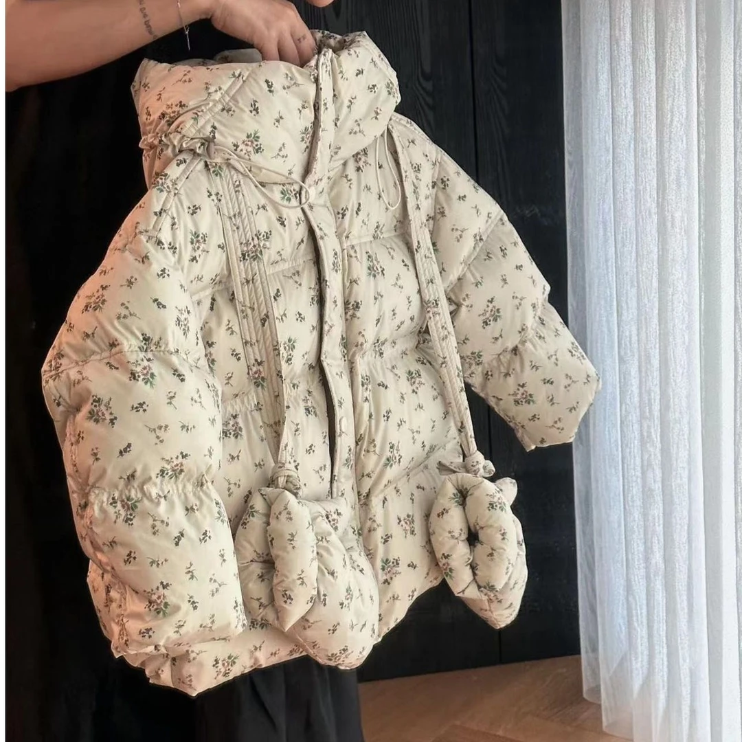【小跟班 高品质】秋冬季韩版中大童拼色百搭连帽羽绒服 820
