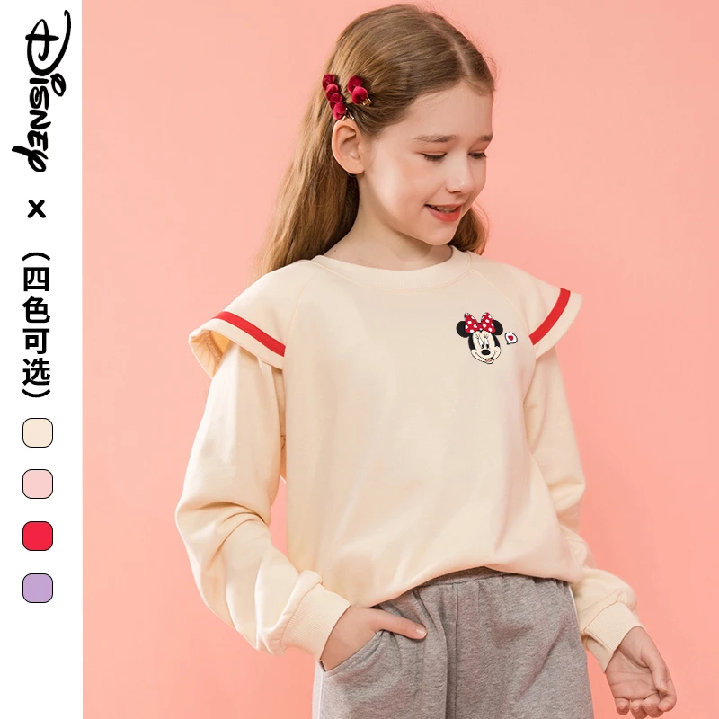 【Disney/迪士尼】春秋季女童卫衣 洋气潮款儿童爆款品牌新款衣服