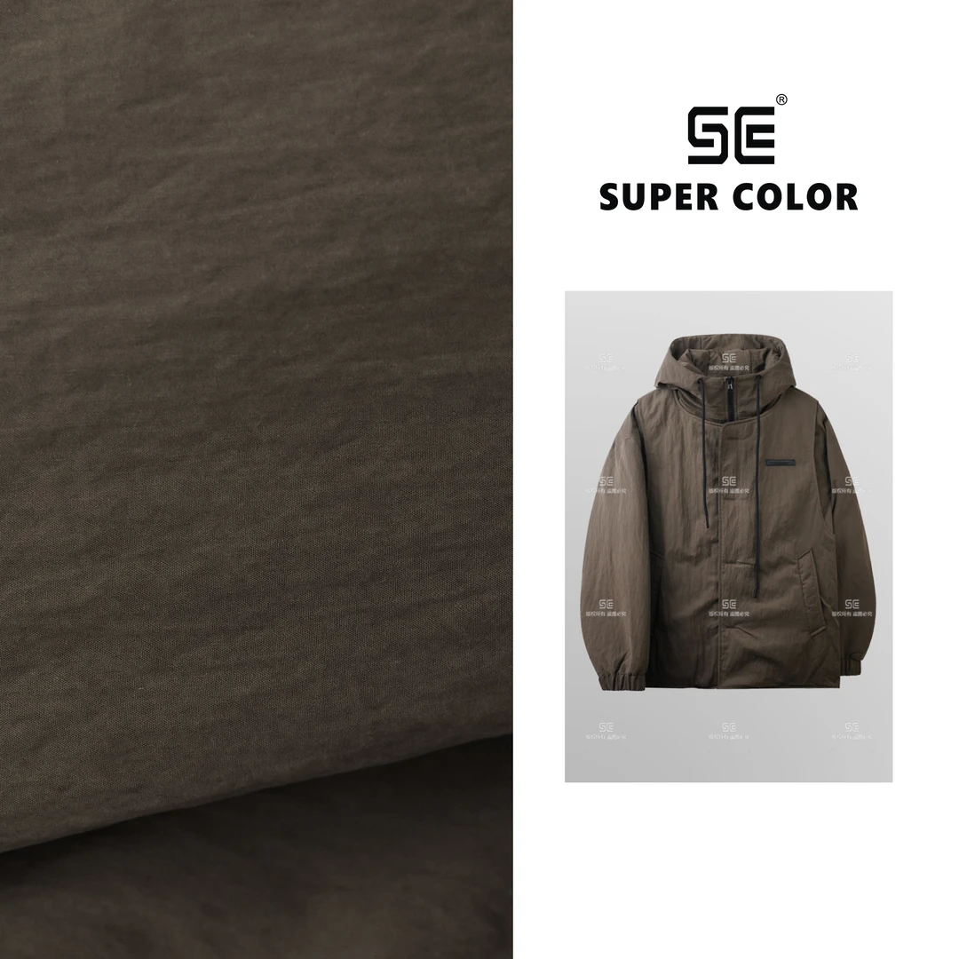 supercolor【极简假两件羽绒服】24ss//潮流男女同款连帽羽绒服  X