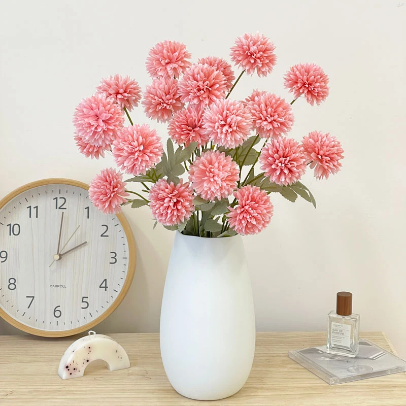 蒲公英仿真花假花摆设客厅电视柜餐桌装饰花束干花瓶插花绢花摆件