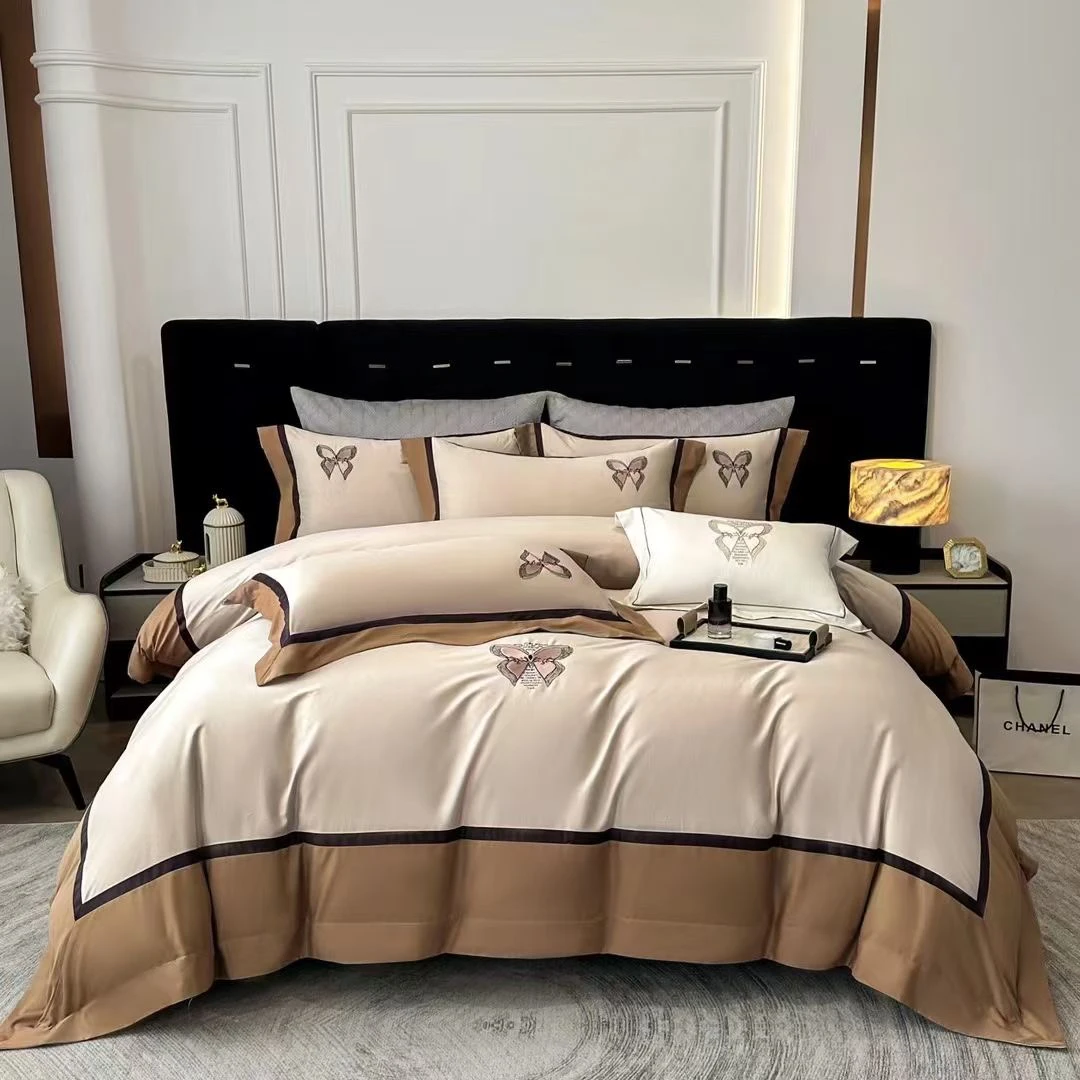 2024（梦蝶）100支长绒棉磨毛轻奢高档绣花