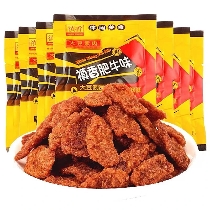 禛香肥牛辣条18g大豆制品素肉儿童怀旧嚼劲麻辣零食小吃休闲食品