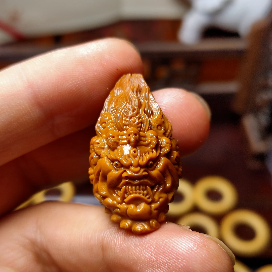 131号冥王橄榄核雕单粒