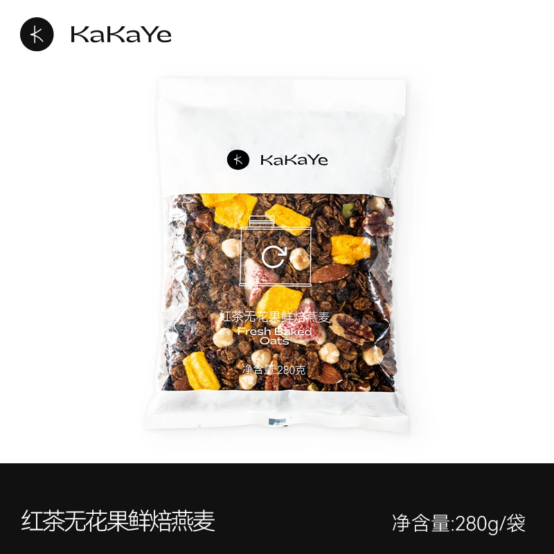卡卡业烘焙燕麦片水果坚果酸奶营养饱腹早餐代餐即食冲饮0无蔗糖