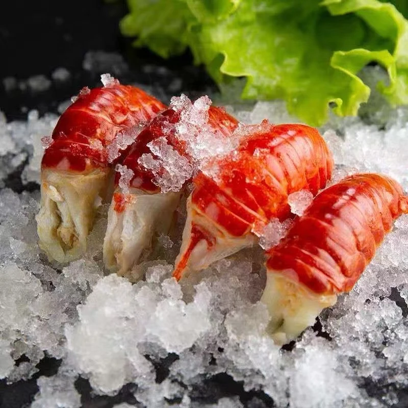2斤新鲜薄冰龙虾尾 20%冰