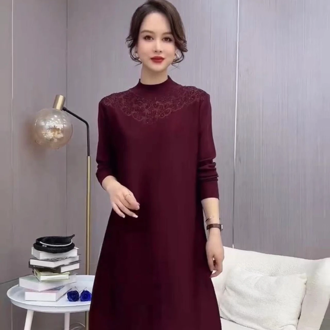 SENBIYAO/森比垚 6718#秋季新款连衣裙显瘦