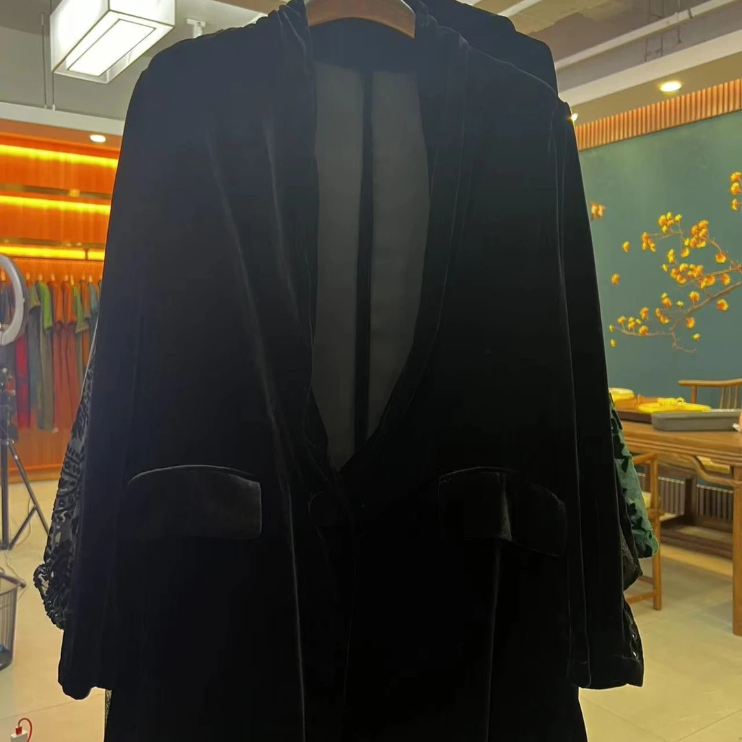 SENBIYAO/森比垚 715#乔绒西装外套上衣套装