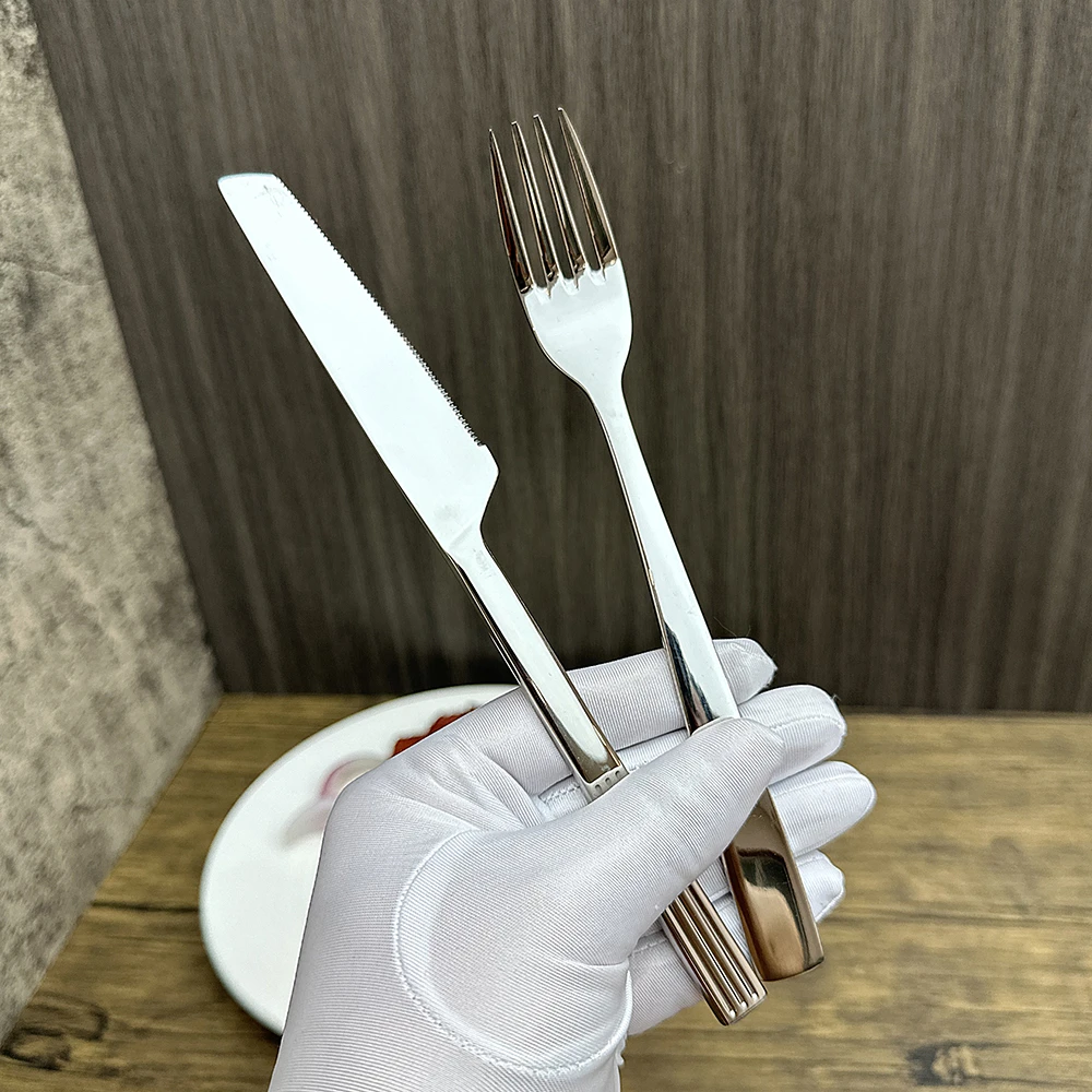 加厚款 牛排刀叉2件套 不锈钢西餐餐具套装 刀叉2件套