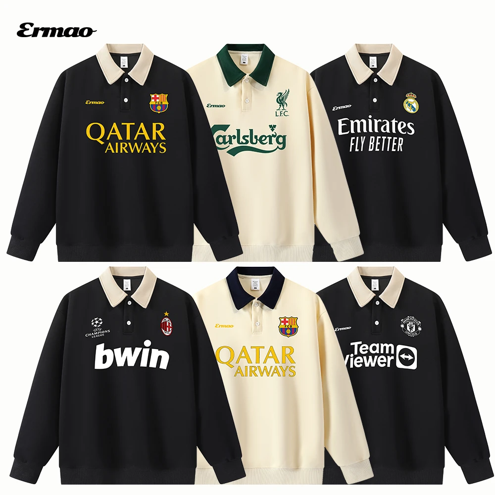 POLO有领卫衣孤品清仓【拍编码】二毛球迷集合店-重磅男女同款