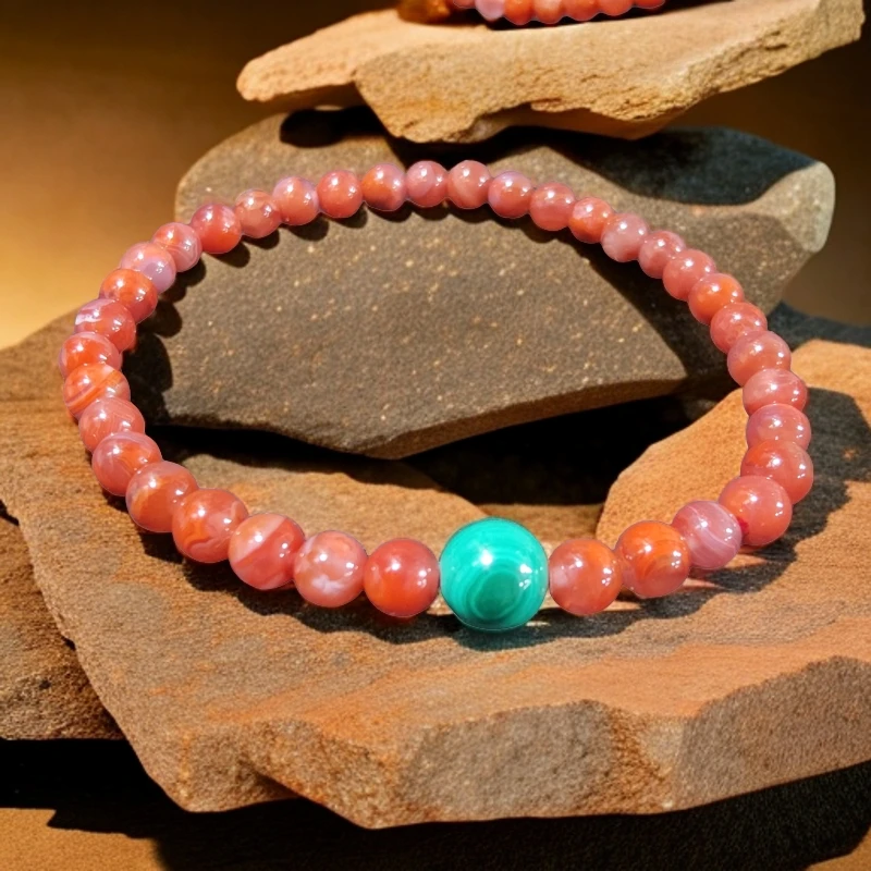 天然玛瑙小手链  多样性发货经典福利款