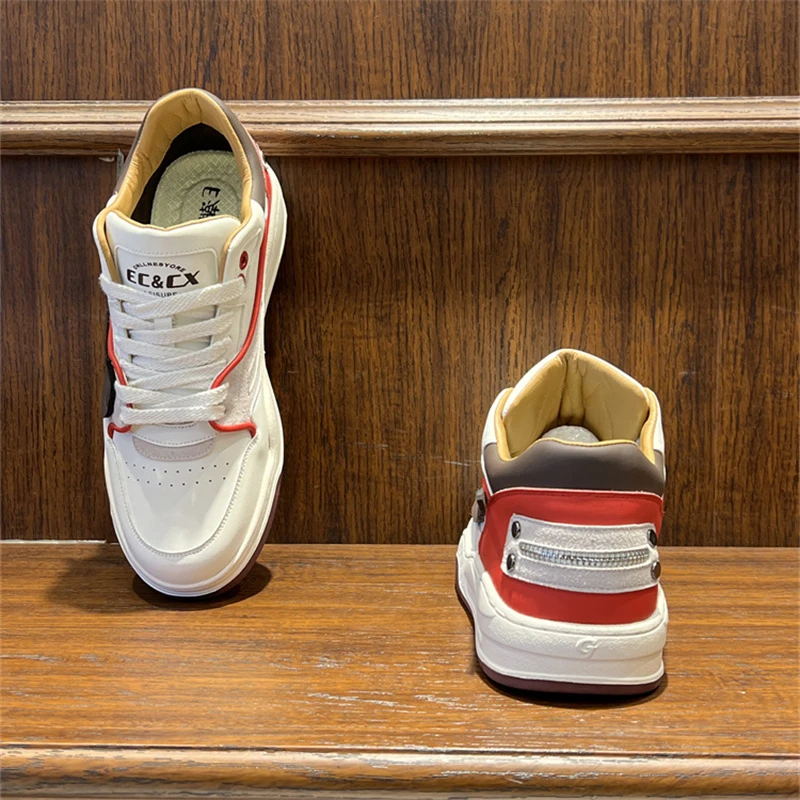男鞋2024秋季新款时尚百搭潮牌小白鞋低帮软底轻质透气运动休闲鞋