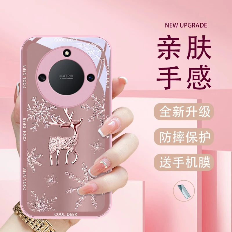 质感小鹿适用华为荣耀X40手机壳时尚x40i潮流X40GT女款荣耀X30超
