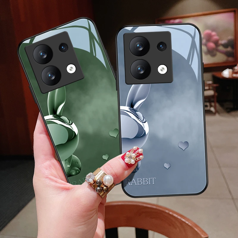 质感小兔适用红米note13手机壳小米note13pro+个性男士保护套高级