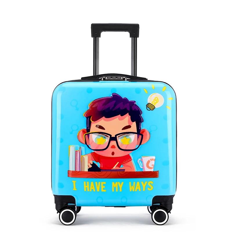 时尚20寸儿童行李箱新款可爱女孩男童学生卡通拉杆箱旅行箱登机箱