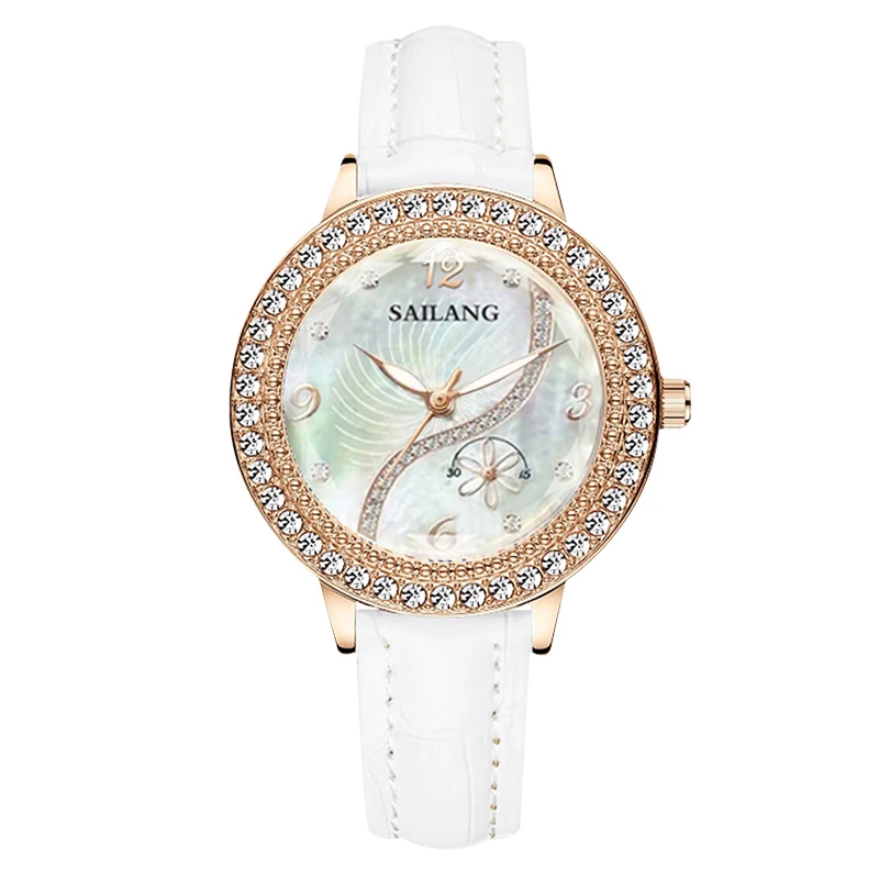 【粉丝福利】气质轻奢时尚简约潮流优雅百搭夜光女款腕表5801-07