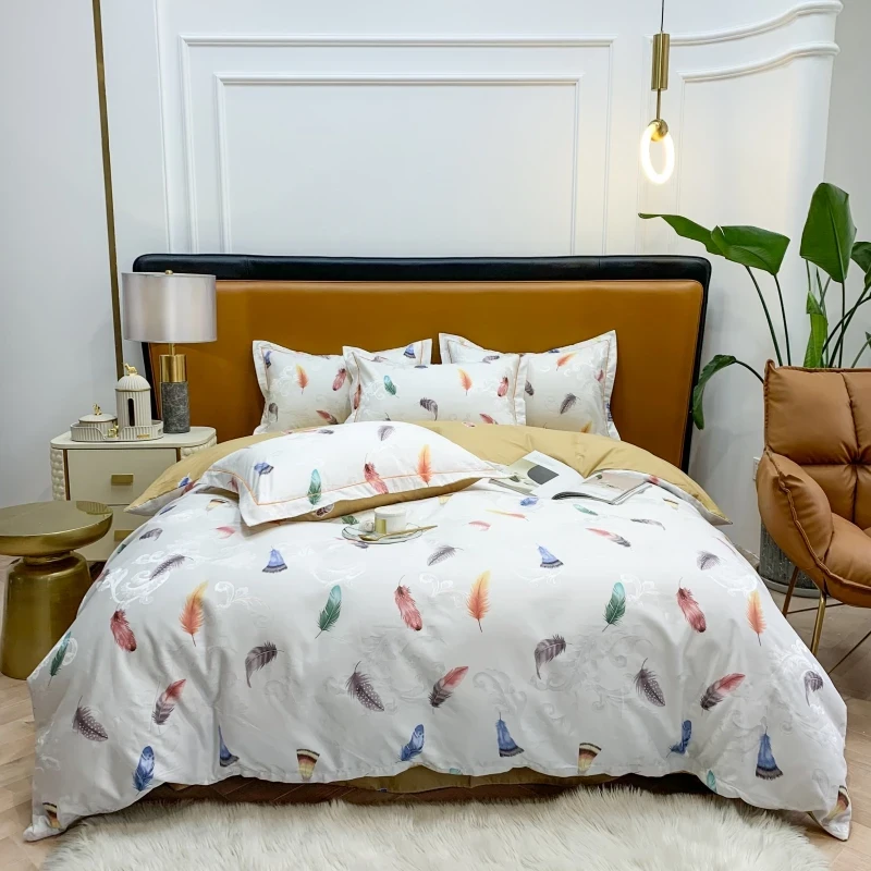 新款高端全棉大提花四件套床上用品