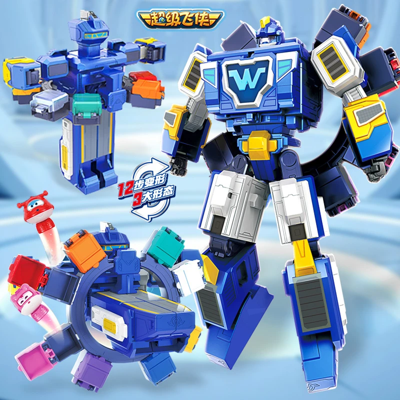 超级飞侠第15季超级变形机器人空间站基地总部飞机酷威玩具礼物