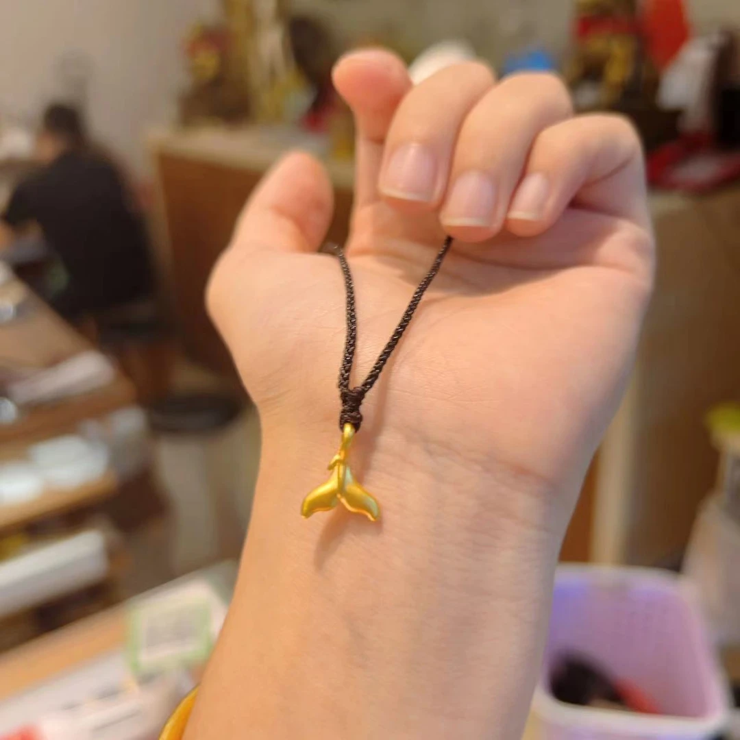 【足金人鱼尾巴】美丽好看