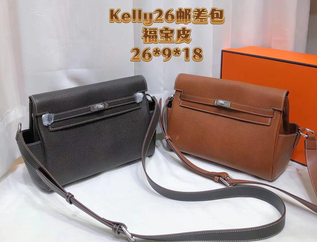 秀姐定制 秋冬新款（福宝皮邮差包）女包手提包单肩包斜挎包时尚包