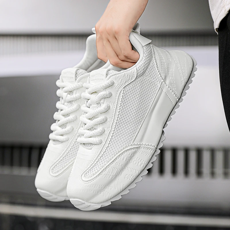 四季款皮包底男鞋休闲运动鞋百搭阿甘鞋经典板鞋时尚男内增高潮流