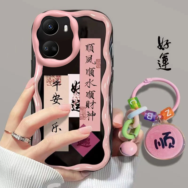 顺风顺水华为nova10se手机壳BNE-AL00耐脏软壳气囊防摔女潮流挂坠
